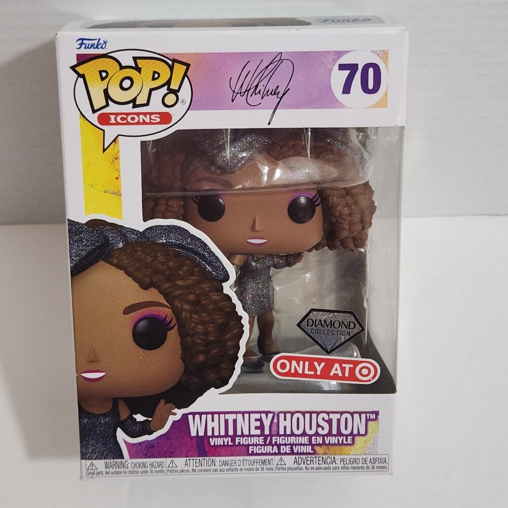 Funko POP! Icons - Whitney Houston #70 - Diamond Collection Target Exclusive